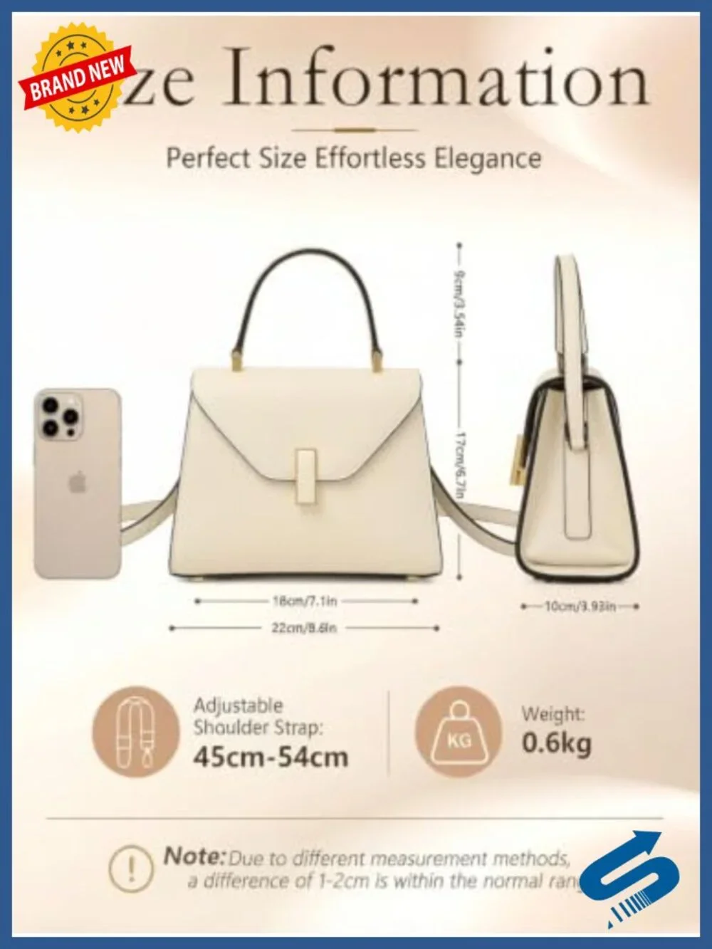 Women's Faux Leather Satchel Bag Top Handle Purse Handbag Shoulder